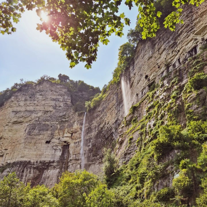 Waterfall park hiking