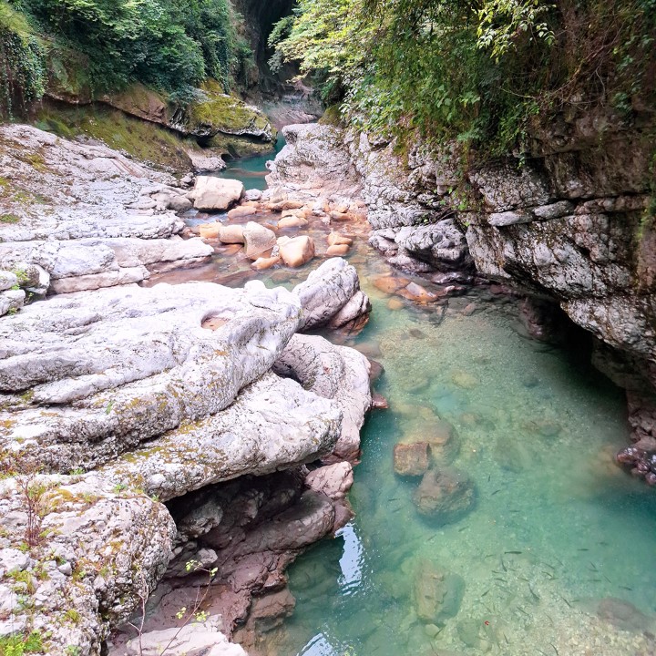 Martvili canyon hiking