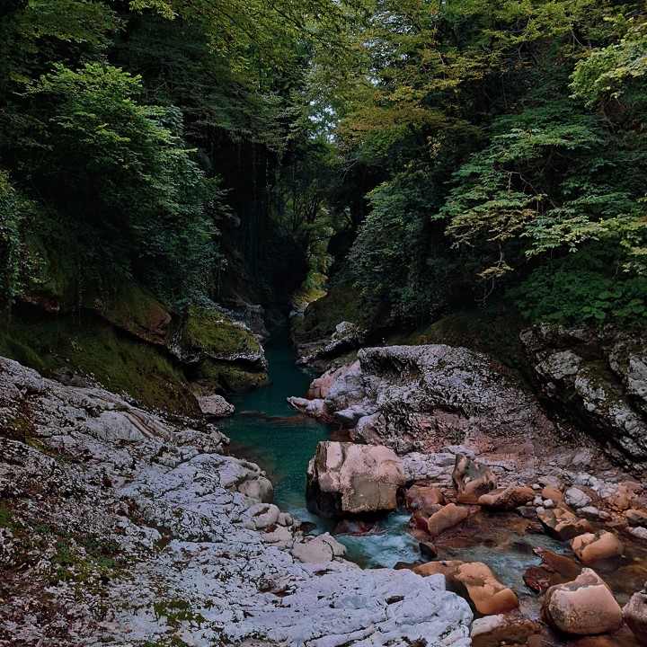 Martvili canyon hiking