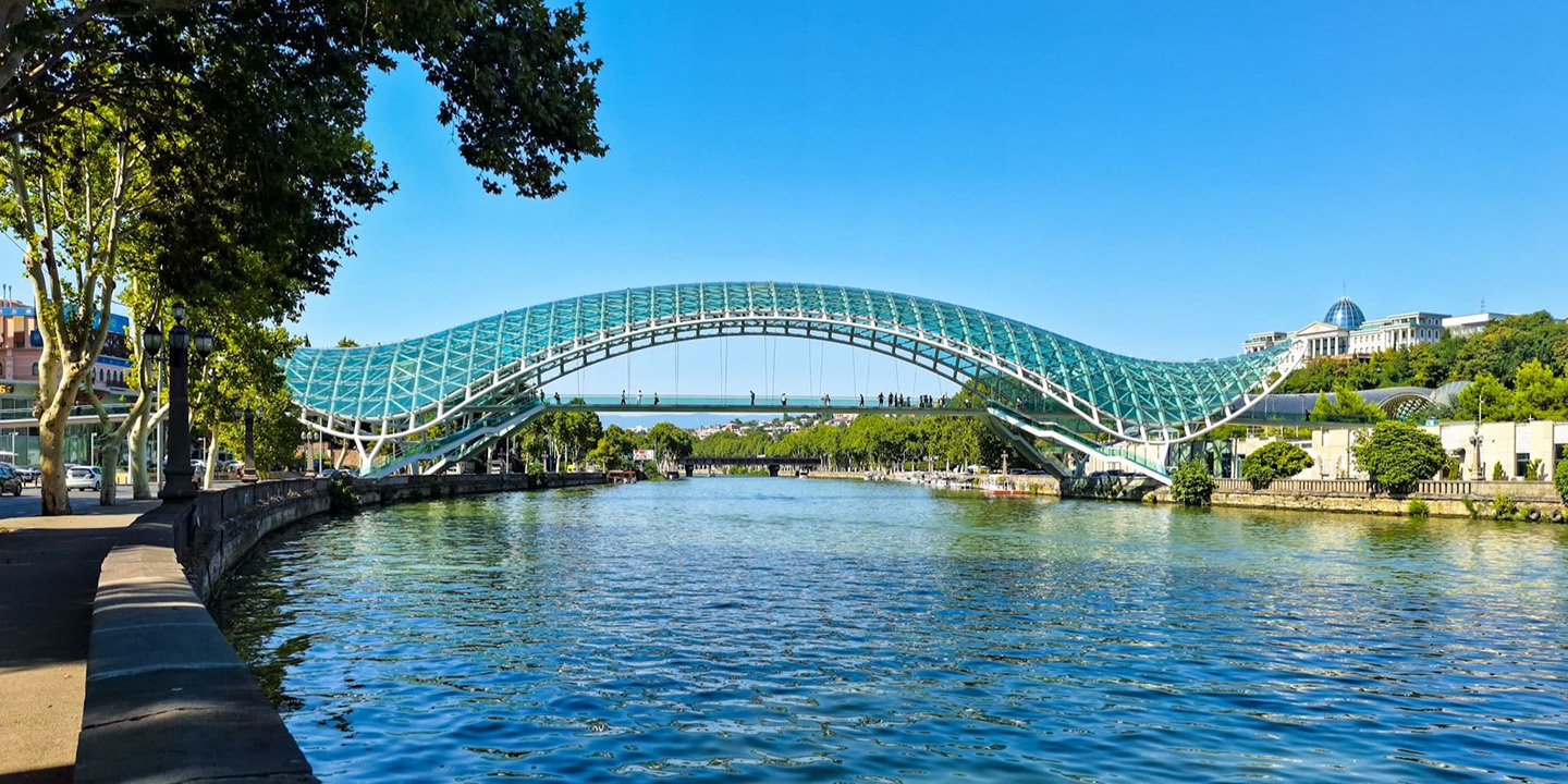 Bridge of the piece in Tbilisi, Georgia