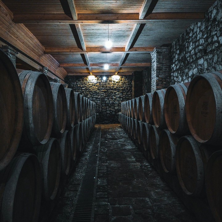 Wine barrels