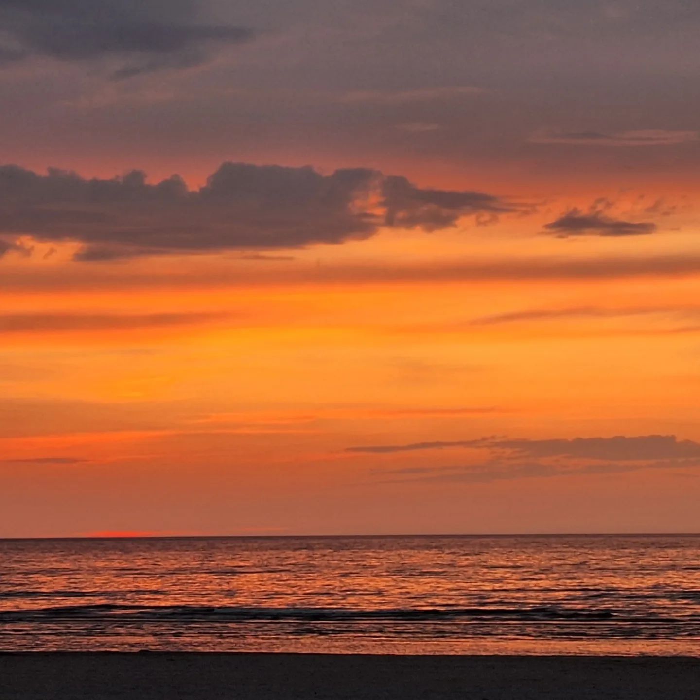 Evening Baltic sea