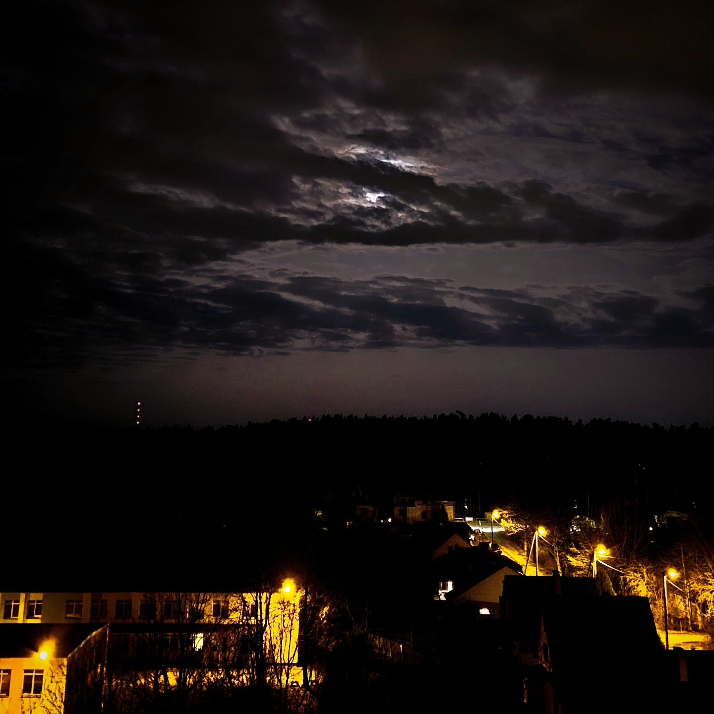Moon at night